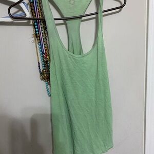 SO Light Green Athletic Tank Top